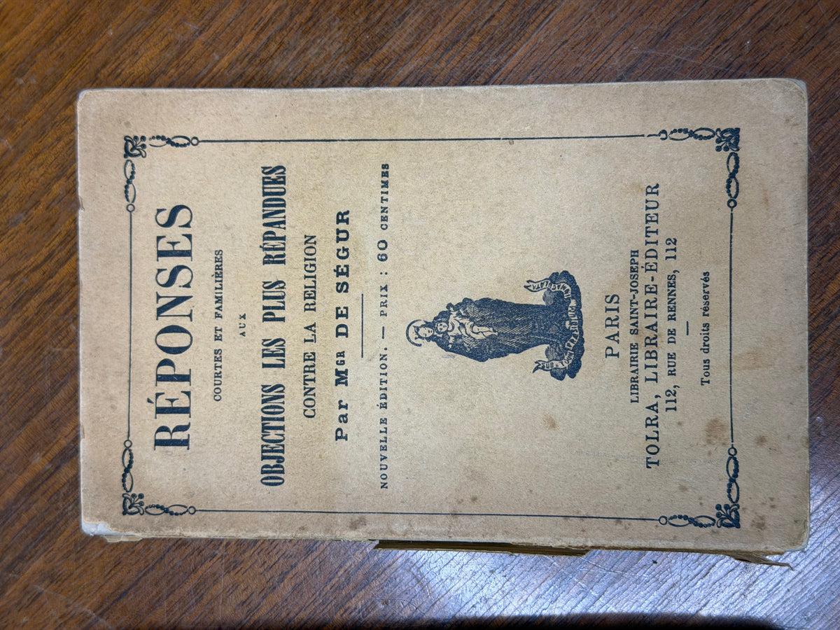 Antique French Book Bundle – 19th-Century French Literature, Religion & Philosophy