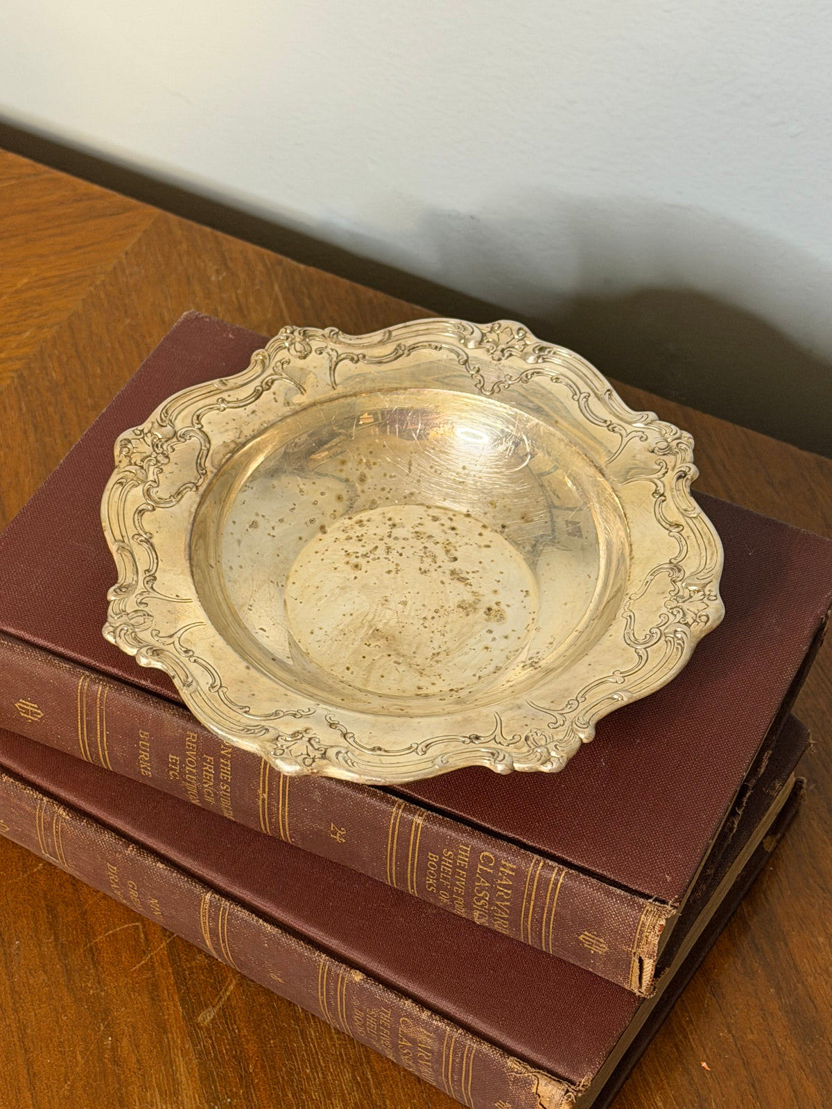 Victorian Style Gorham Silver Plate Ornate Repoussé Bowl