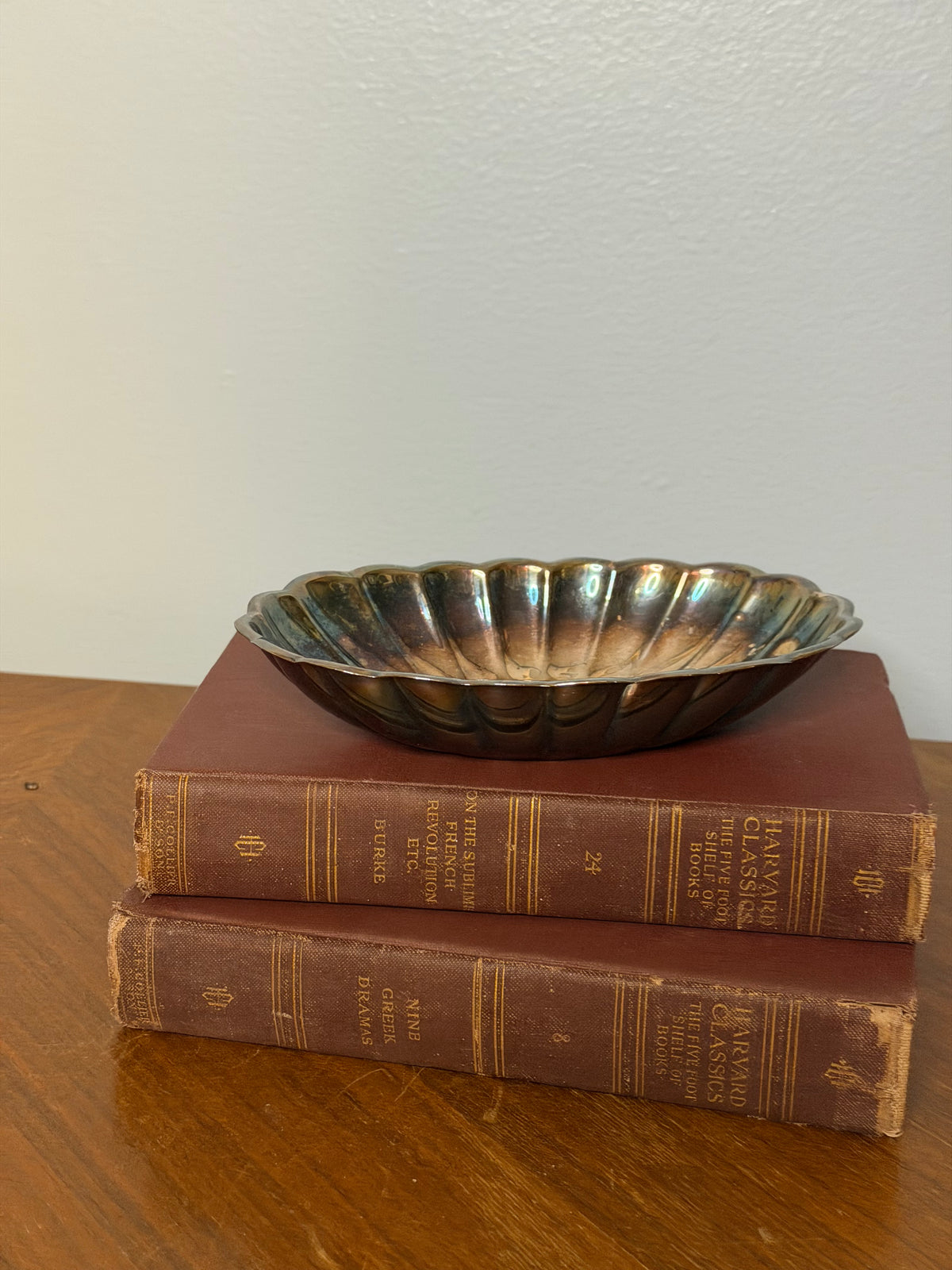 Vintage Reed & Barton Scalloped Silver Plate Shell Dish