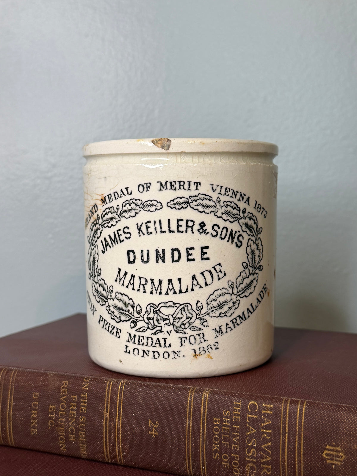 Antique Victorian James Keiller & Sons Dundee Marmalade Pot