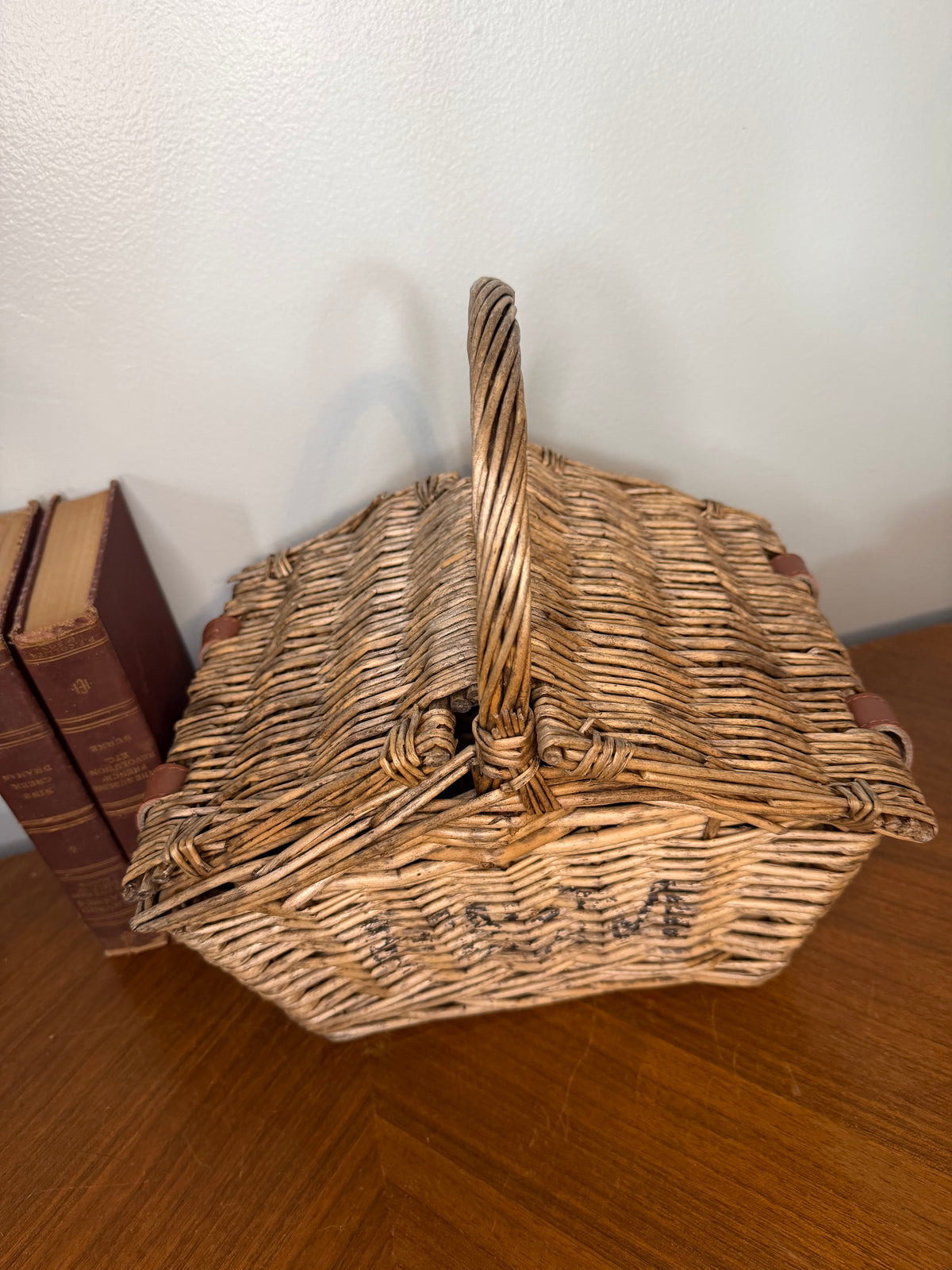 Vintage Fortnum & Mason Wicker Picnic Hamper Basket