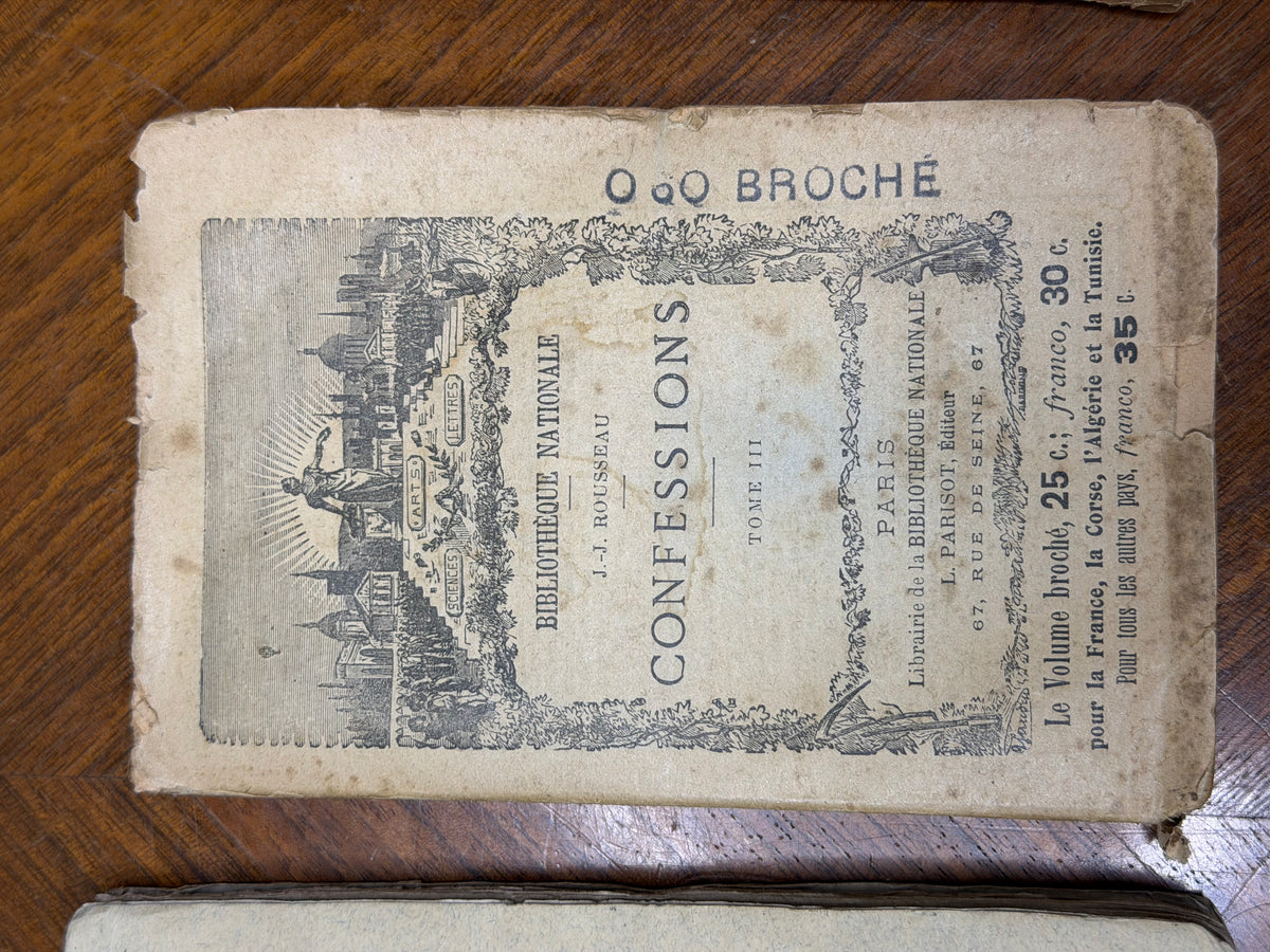 Antique French Book Bundle – 19th-Century French Literature, Religion & Philosophy