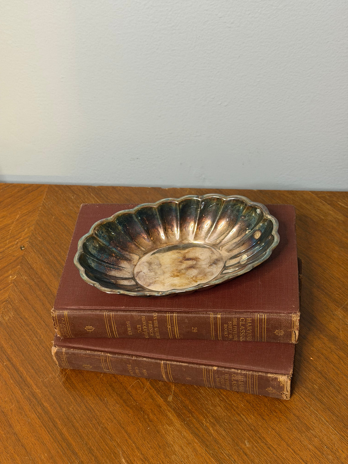 Vintage Reed & Barton Scalloped Silver Plate Shell Dish