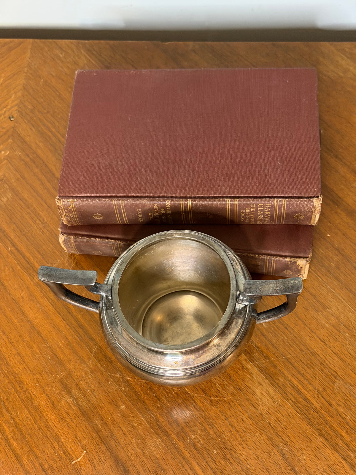 Silver-Plated Derby Trophy Cup with Ornate Handles