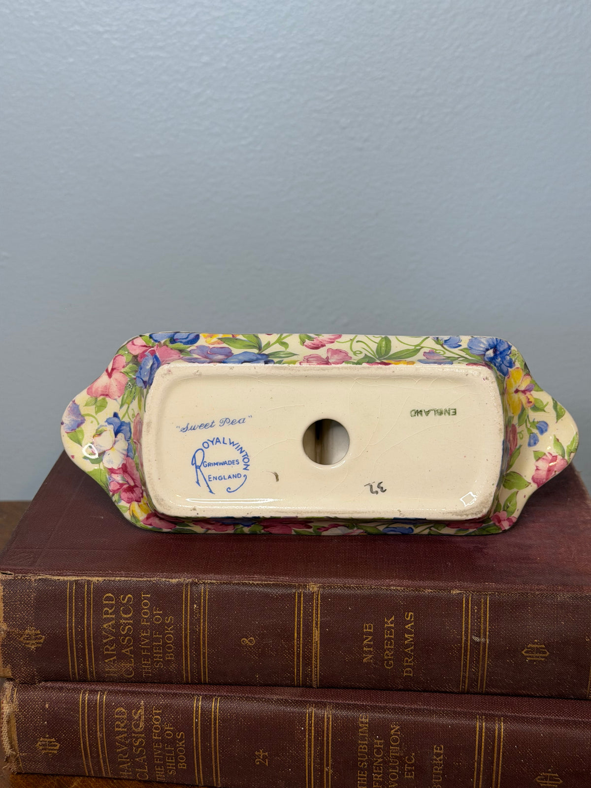 Vintage Grimwades Royal Winton Sweet Pea Chintz Toast Rack, England